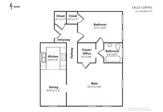 Calle Cuatro floor plan